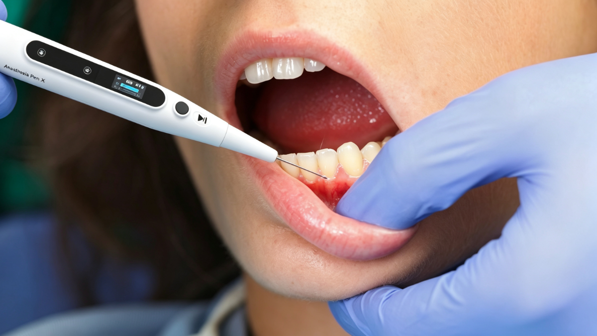 What is the side effect of dental electric anesthesia?