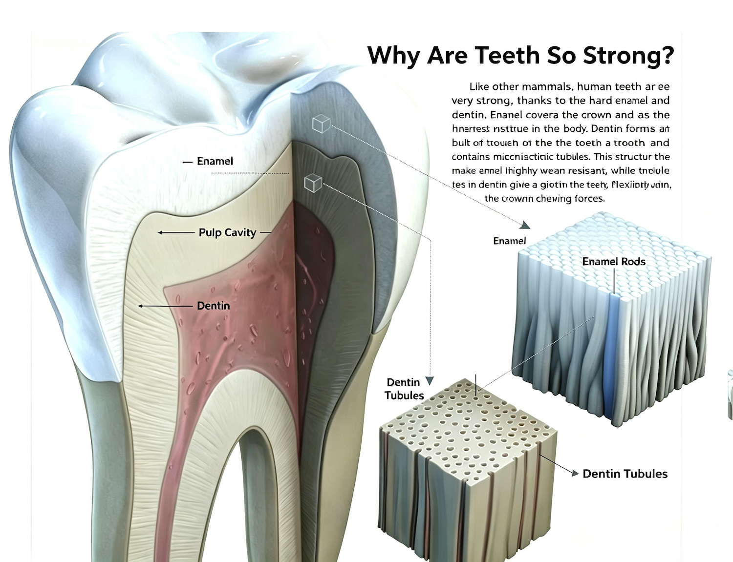 How did perfectly good teeth decay?