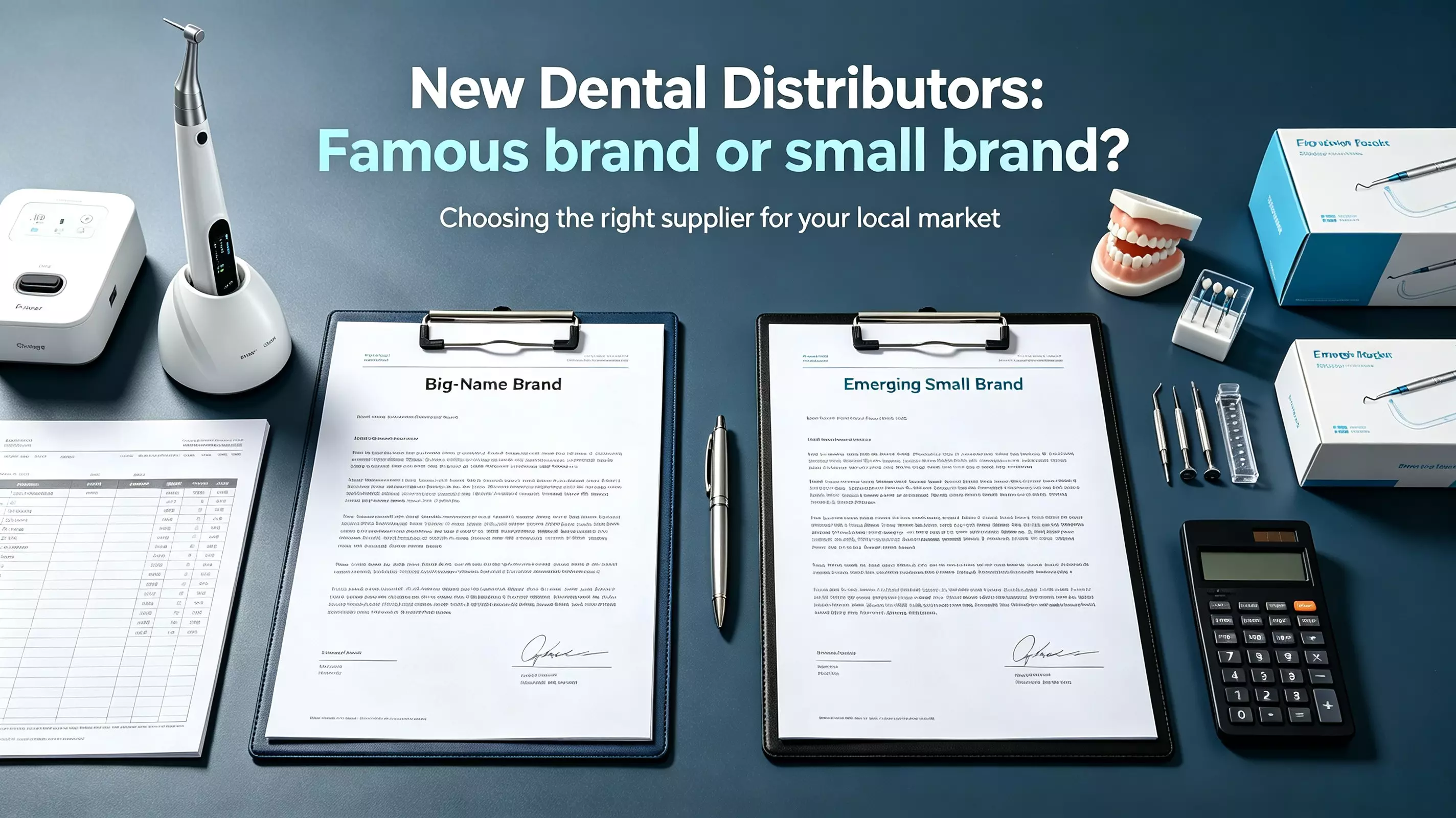 New dental distributor: Choose famous brand or small brand?