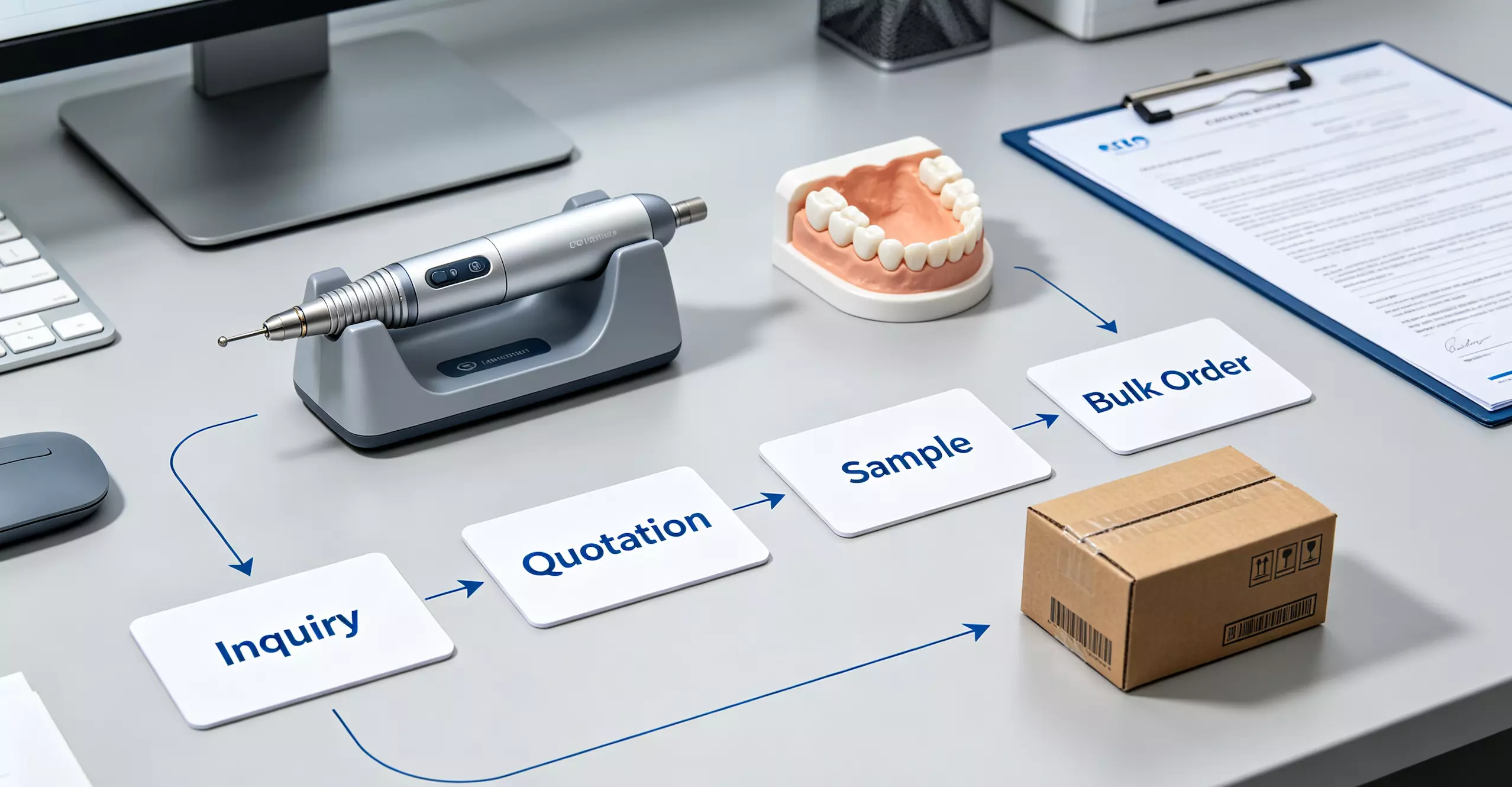 New dental distributor how to choose between famous brand and small brand